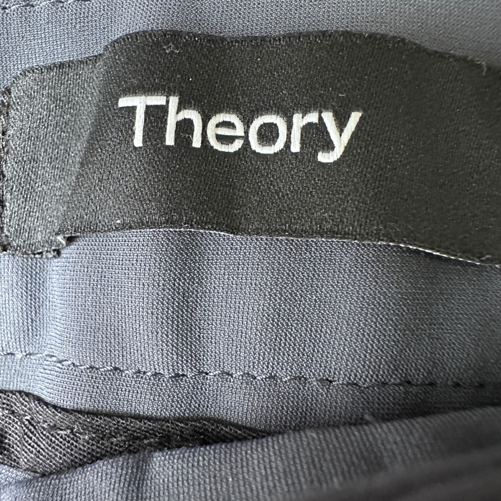 Theory Zaine SW Precision Ponte Slim Fit Pants Mens 34 Dark Grayish Blue - Picture 5 of 10